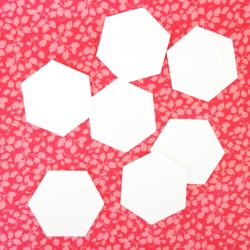 Hexagon epp paper pieces