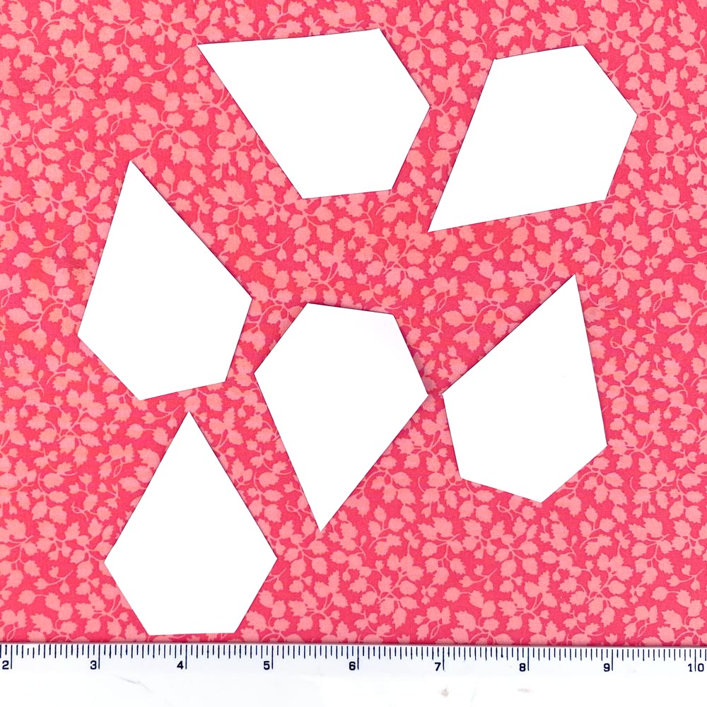 1/2 1-1/2 Print at Home Jewel Shapes for English Paper Piecing EPP