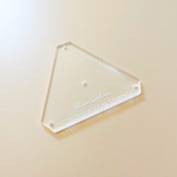 2 1/2" Triangle Acrylic Shape