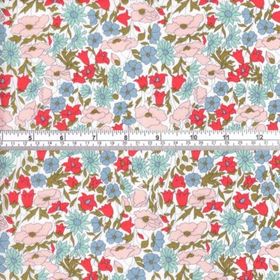 Liberty Poppy And Daisy Pale Colourway