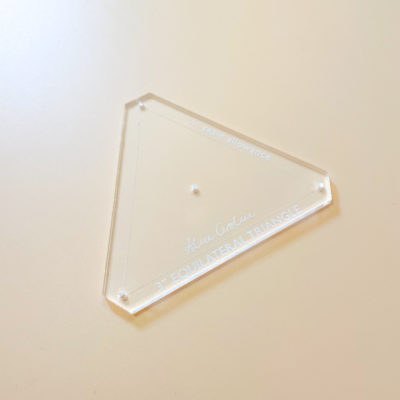 3" Triangle acrylic Shape