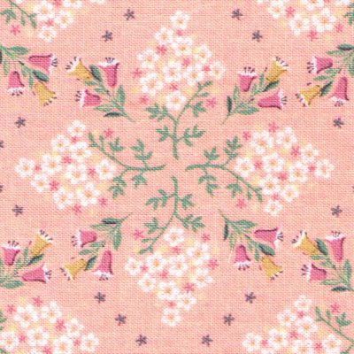 Baby Pink Floral Fabric