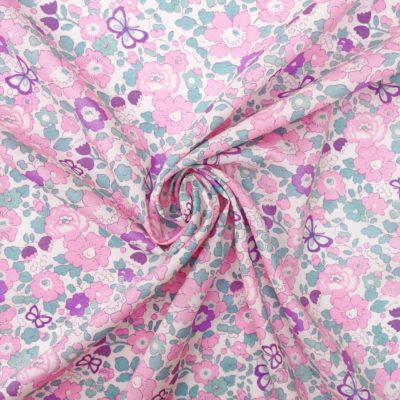 Exclusive Liberty Tana Lawn Fabric Betsy Butterfly