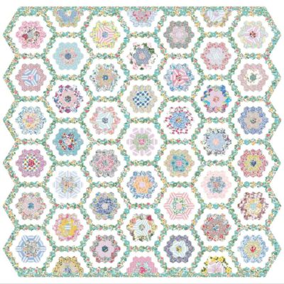 Betsy's Bouquet Liberty EPP Quilt