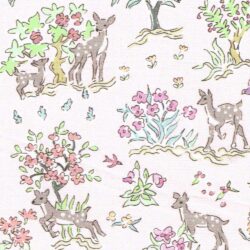 Liberty Woodland Print In Pale Pink