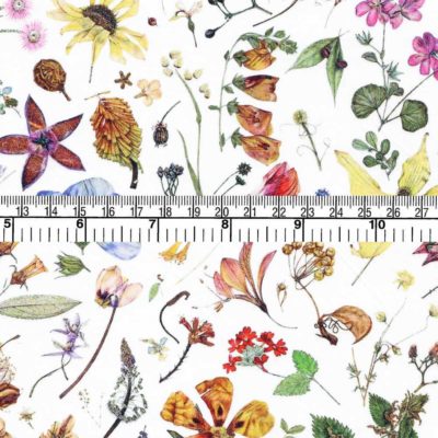 English Garden Flowers Fabric