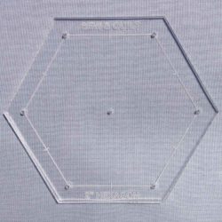Hexagon Acrylic Cutting Template