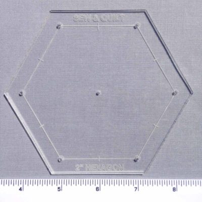 Hexagon Acrylic Cutting Template