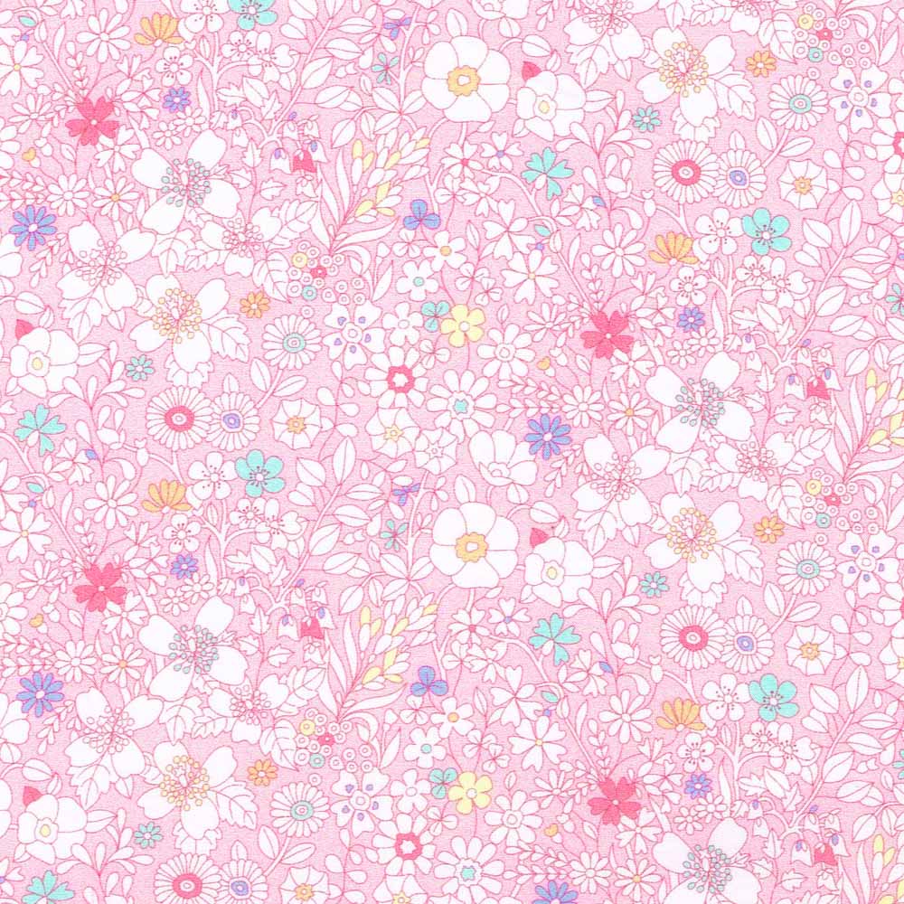 Exclusive Liberty Tana Lawn Fabric June's Meadow Dolly Mixture
