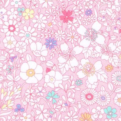 Liberty Tana Lawn Fabric June's Meadow Dolly Mixture