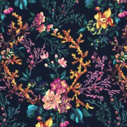 Liberty Fabric Coral Meadow C