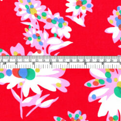 Liberty Fabric Red Large Floral