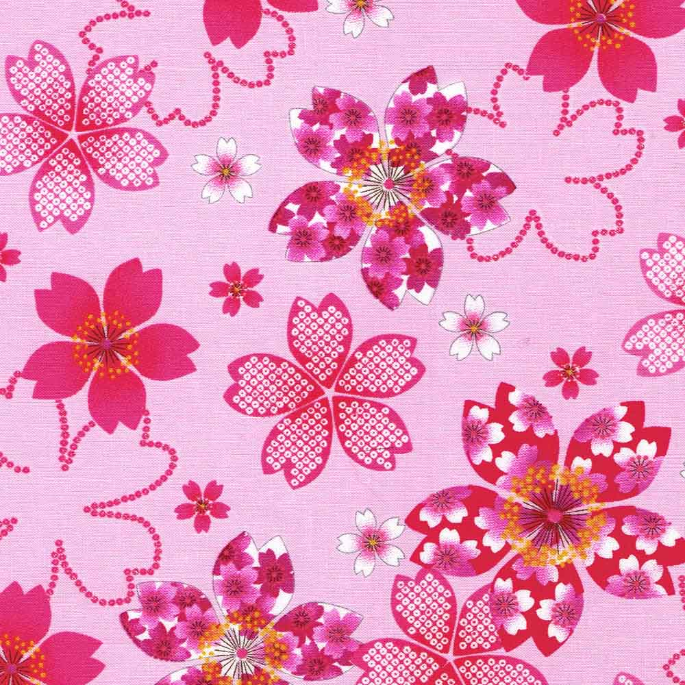 Japanese Cotton Glitter Pink