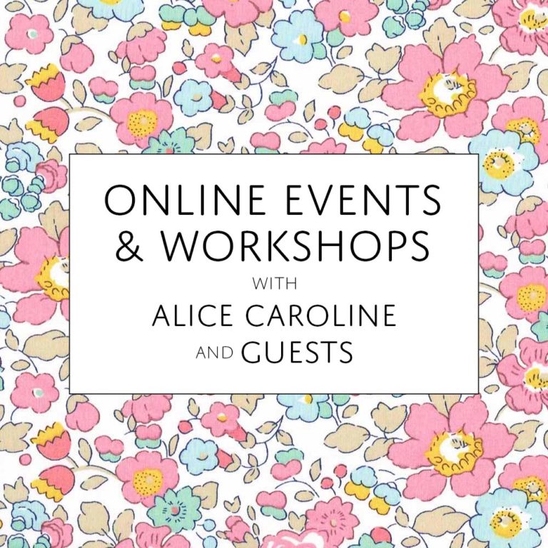 Online Events & Workshops with Alice Caroline Garrett
