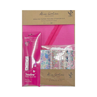 Pink English paper piecing starter kit