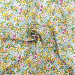 Liberty fabric scrunched