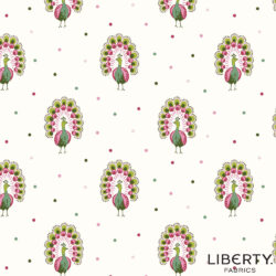 Liberty Quilting Cotton Proud Peacocks C