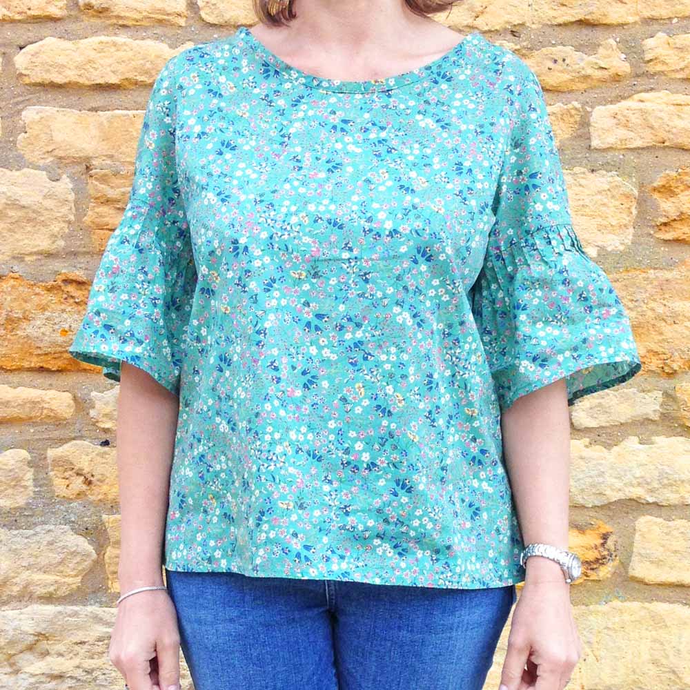 Blouse liberty Wiltshire and organic cotton blouse