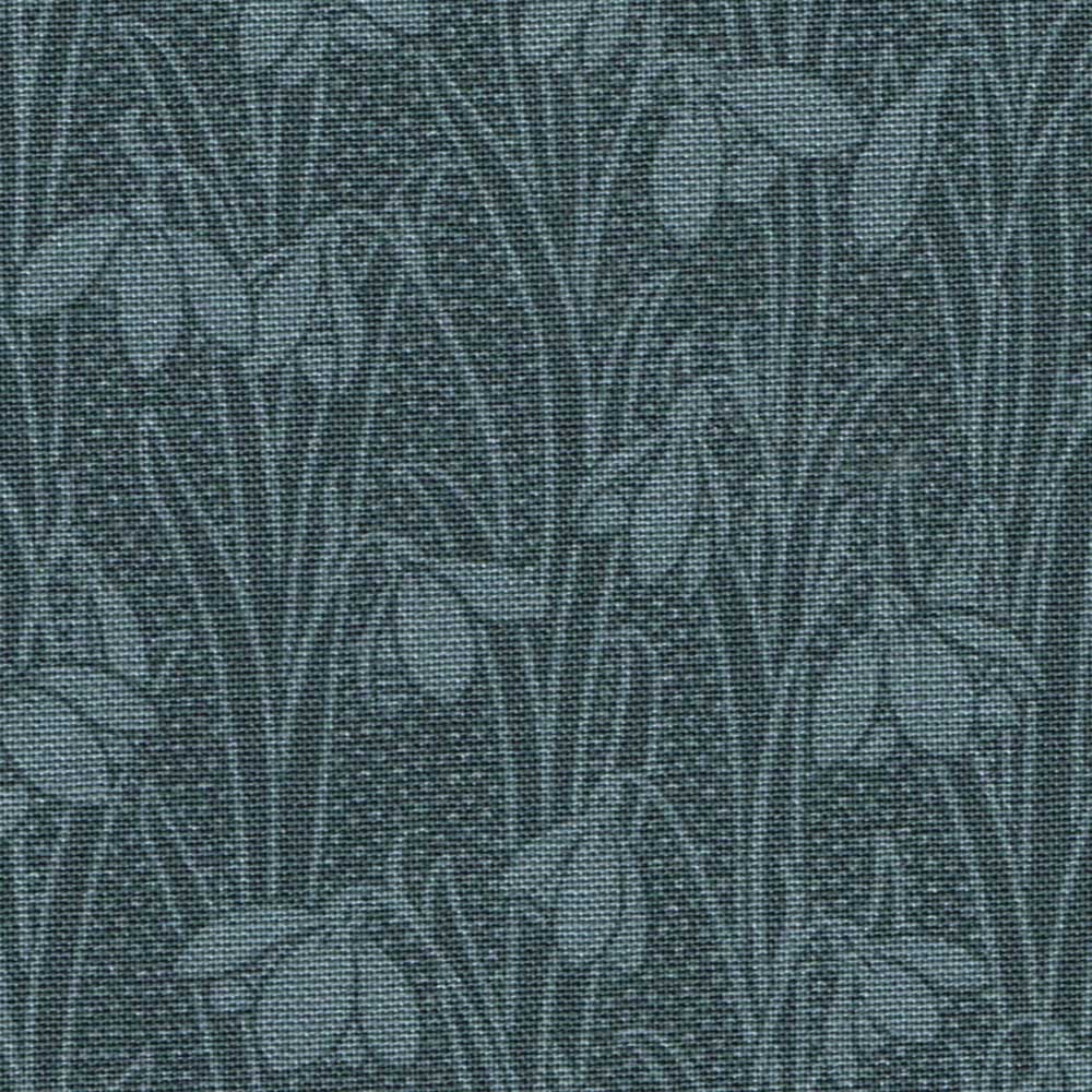 Grey Floral Print Cotton