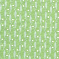 Green Leaf Print Cotton