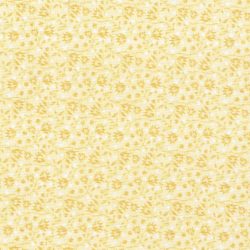 Yellow Floral Quilting Cotton
