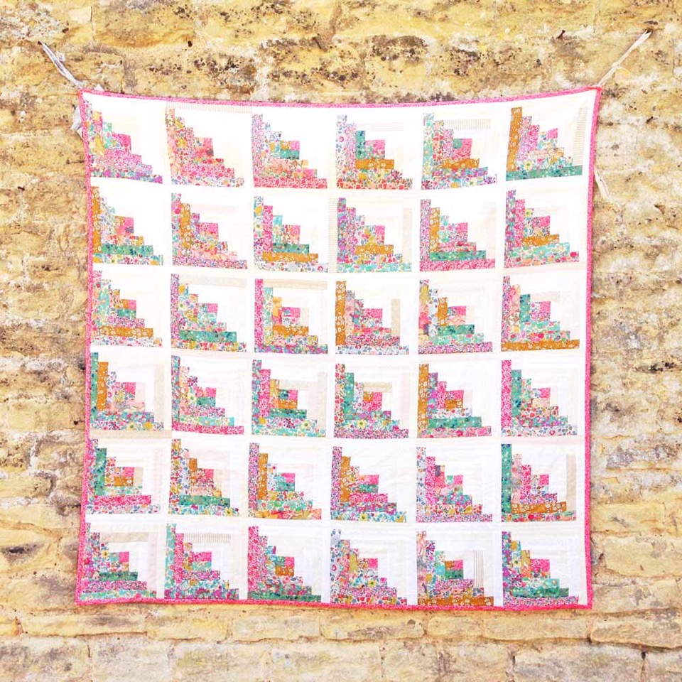 Log Cabin Quilt in Liberty