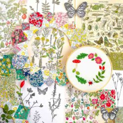 Alice's Country Diary Quilt BOM | EPP | Embroidery DMC Threads