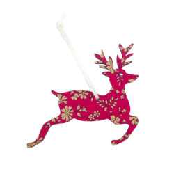 Liberty Capel Red Christmas Reindeer Ornament