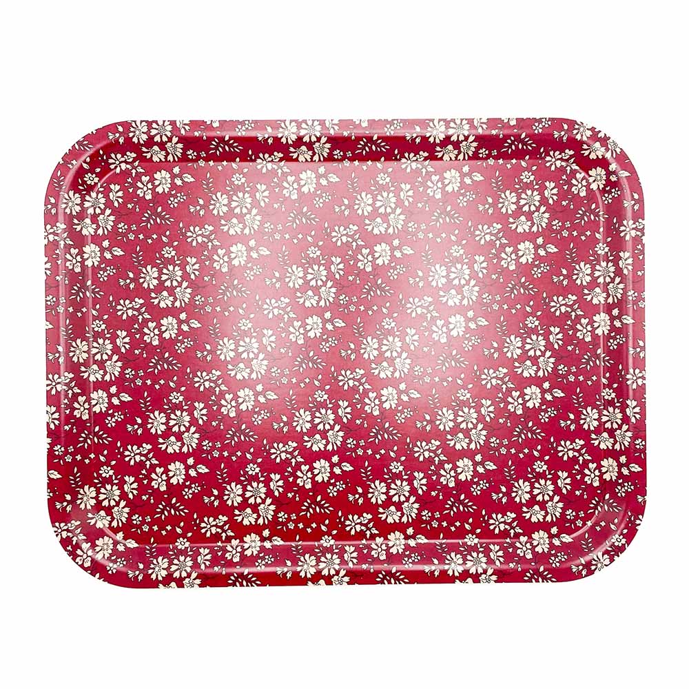 Large Tray In Liberty Capel Red