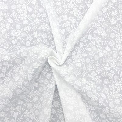 Liberty Tana Lawn Pigment White Mini Floral Fabric