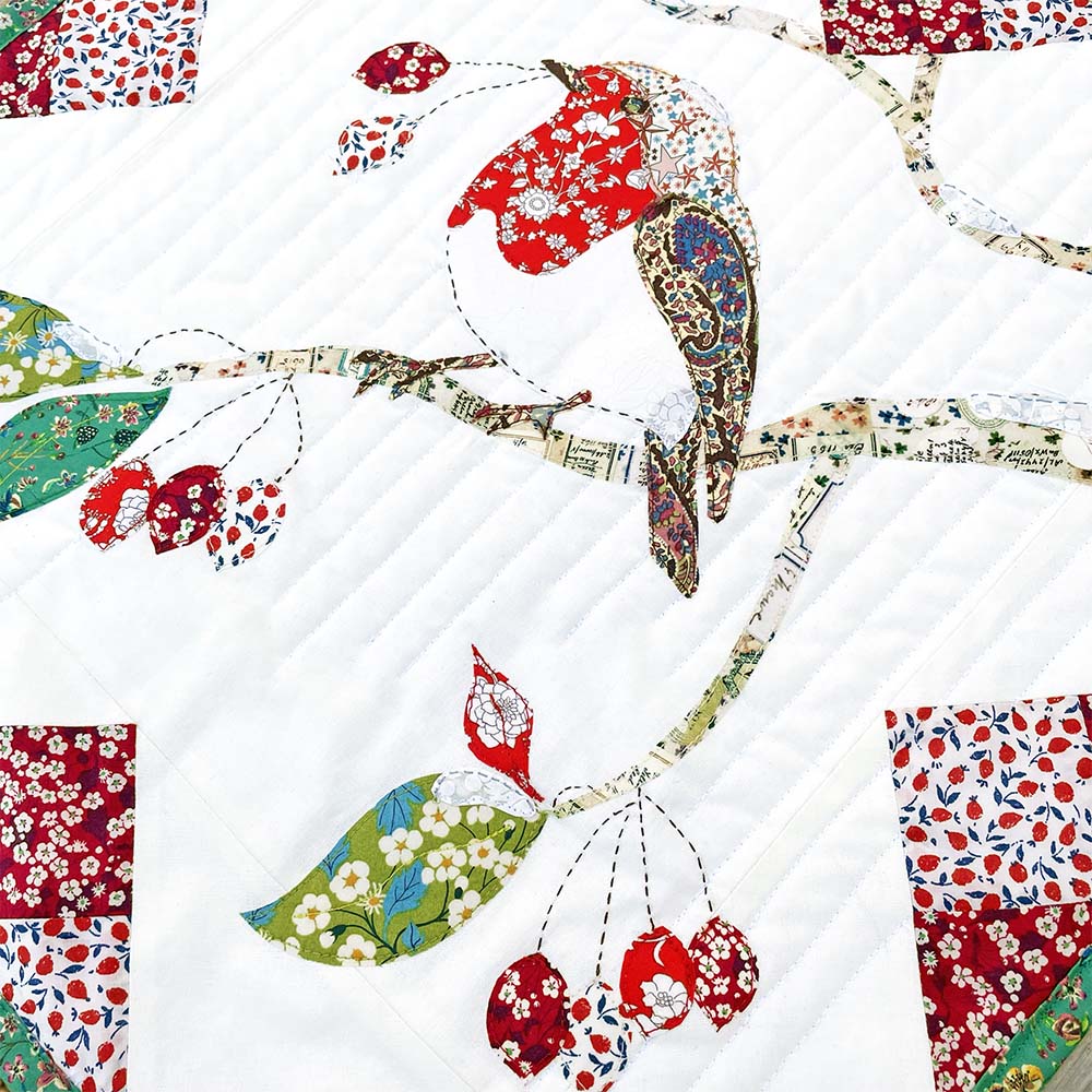 Liberty Robin Cushion - made with Liberty Tana Lawn Fabrics