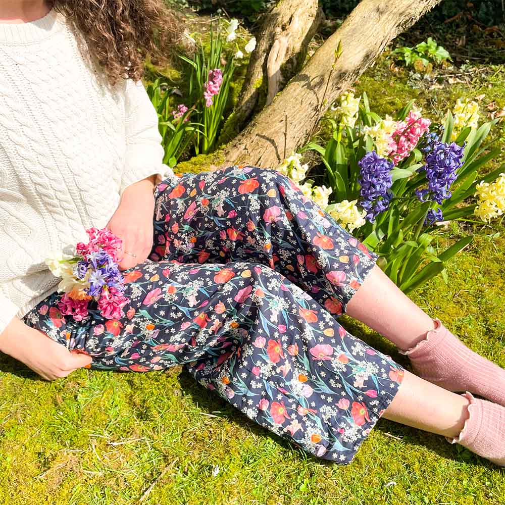 Liberty spring blooms trousers