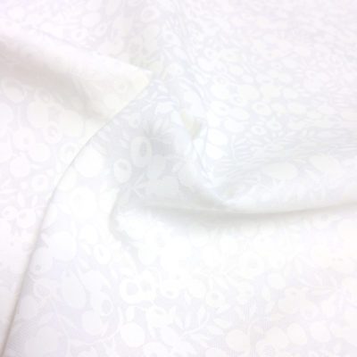 White on white quilting cotton