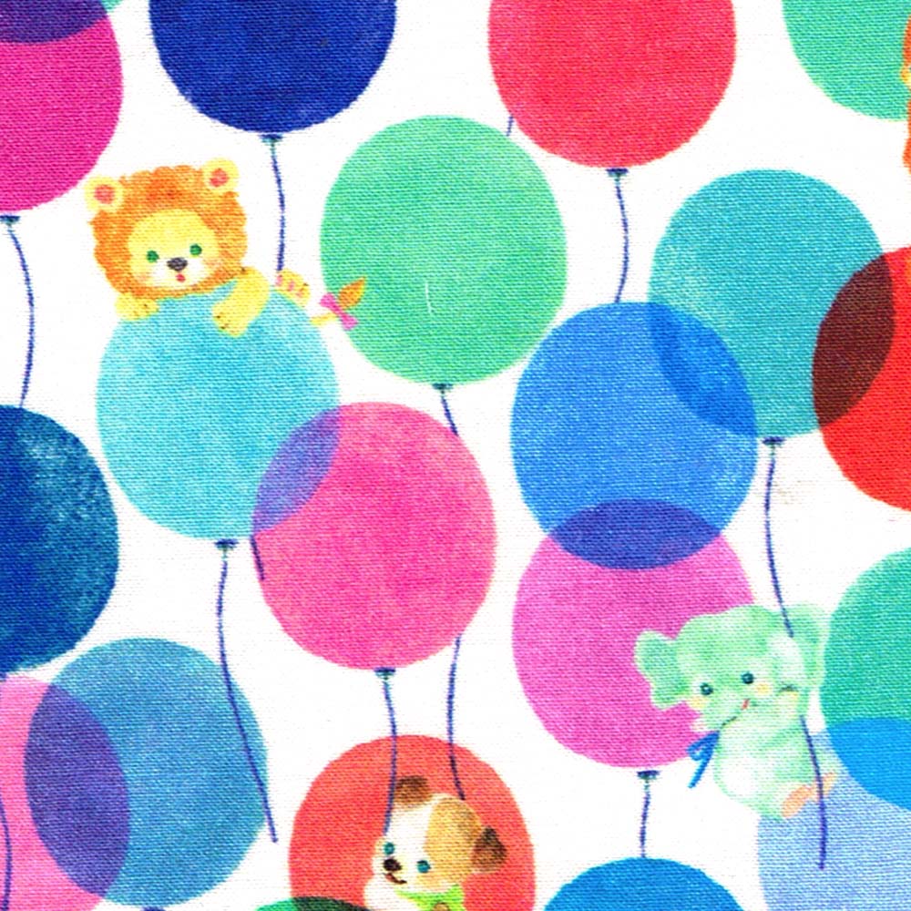 Japanese Characters Balloon Fabric