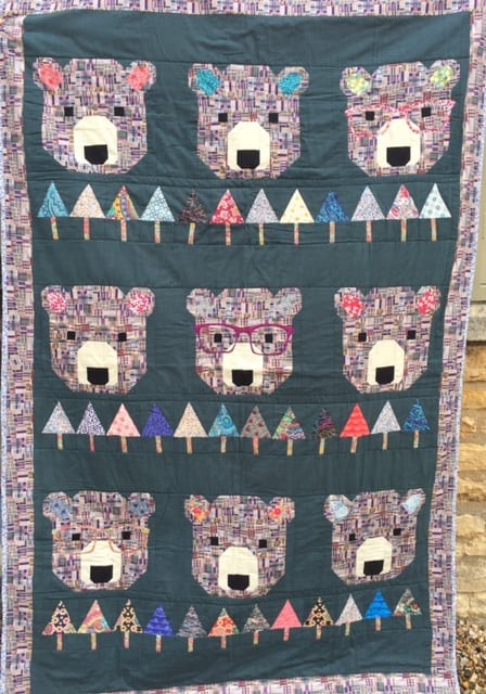 beautiful bear quilt