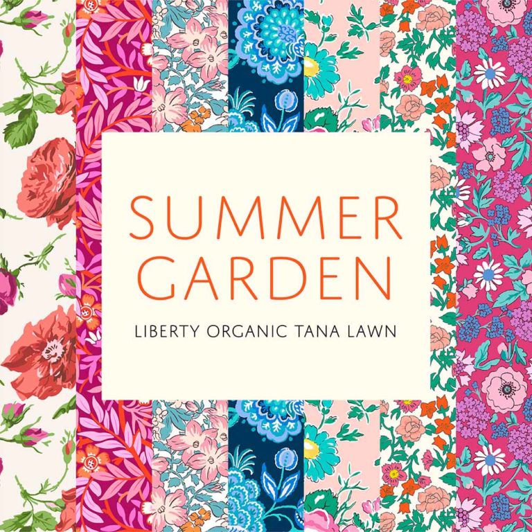 Liberty Summer Garden Tana Lawn fabric collection