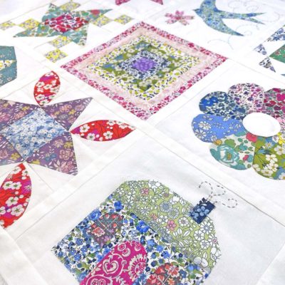 Liberty Tana Lawn fabric sampler quilt