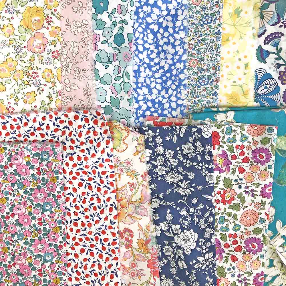 Liberty Tana Lawn Fabric Multi-Coloured All Sorts Jewel Palace - 100g ...