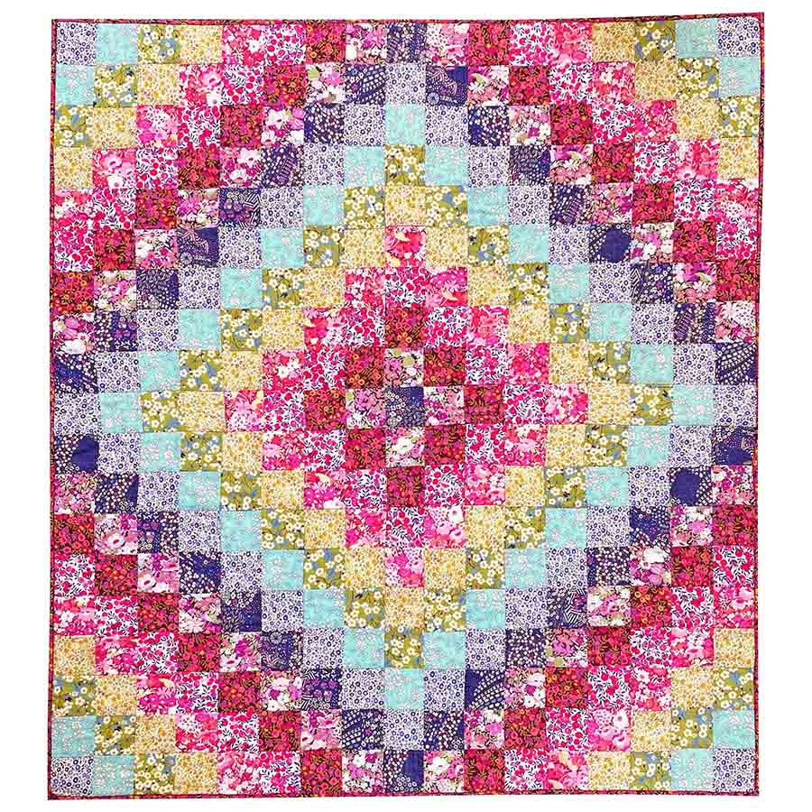 Trip Around the World Quilt Kit - Liberty Tana Lawn Fabric